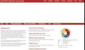 
							         Blackboard 9.1 at UDC | Center for the Advancement of ...								  
							    