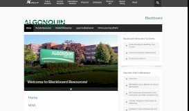 
							         Blackboard - Algonquin College								  
							    