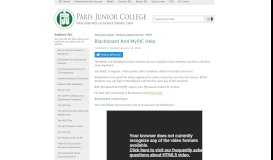 
							         Blackboard And MyPJC Help - Paris Junior College ...								  
							    