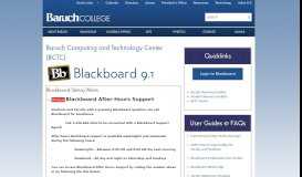 
							         Blackboard - BCTC - Baruch College								  
							    