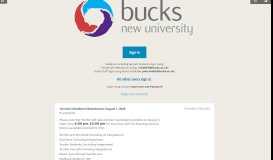 
							         Blackboard - Bucks New University - Buckinghamshire New ...								  
							    