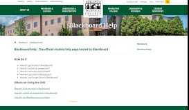 
							         Blackboard Help - Blackboard - Augusta Technical College								  
							    