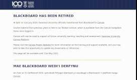 
							         Blackboard Learn - Swansea University								  
							    