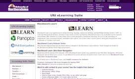 
							         Blackboard Learn | UNI eLearning Suite								  
							    