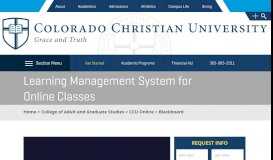 
							         Blackboard Learning Management System for Online Classes | CCU ...								  
							    