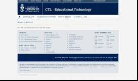 
							         Blackboard Portal | CTL - Educational Technology								  
							    
