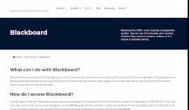 
							         Blackboard – USM Digital Learning								  
							    