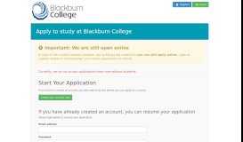 
							         Blackburn College: Log in								  
							    