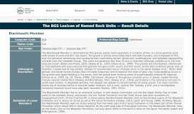
							         Blackheath Member - BGS Lexicon of Named Rock Units - Result Details								  
							    