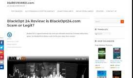 
							         BlackOpt 24 Review: is BlackOpt24.com Scam or Legit ...								  
							    