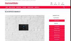 
							         Blackpass Market | DarknetStats								  
							    