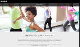 
							         Blackpool Fitness Classes and Timetable - The Bannatyne Group								  
							    