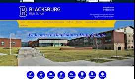 
							         Blacksburg High School: Home								  
							    