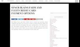 
							         Blains Farm and Fleet Synchrony Credit Card Login ...								  
							    