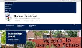 
							         Blaxland High School: Home								  
							    
