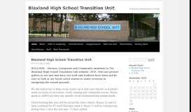 
							         Blaxland High School Transition Unit | Promoting understanding of ...								  
							    