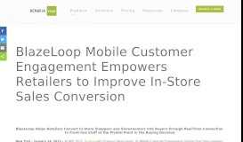 
							         BlazeLoop Mobile Customer Engagement Empowers ...								  
							    