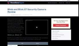 
							         Blink and Blink XT Security Camera Review - HomeAlarmReport.com								  
							    