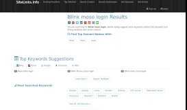 
							         Blink moso login Results For Websites Listing - SiteLinks.Info								  
							    