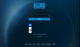 
							         Blizzard Login - Blizzard Entertainment								  
							    