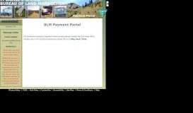 
							         BLM Payment Portal - Bureau of Land Management								  
							    