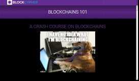 
							         BlockCypher Developer Portal -- Blockchain 101								  
							    