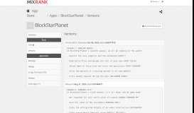 
							         BlockStarPlanet | MixRank								  
							    