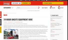 
							         Blog - 24 Hour Onsite Equipment Hire - Kennards Hire								  
							    
