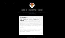 
							         Blog Joybird.com — ANZ - ANZ Login - Netbank - ANZ Bank ...								  
							    