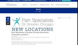 
							         Blog - Page 2 of 3 - Pain Specialists of Greater Chicago								  
							    
