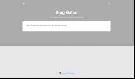 
							         Blog Portal Uang Tempat Untuk Belajar Adsense - Blog Galau								  
							    