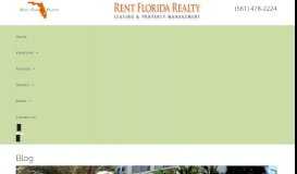 
							         Blog - Rent Florida Realty								  
							    