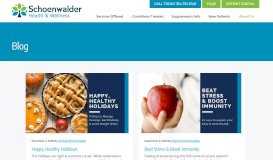 
							         Blog - Schoenwalder Health & Wellness - Dr. Michael Schoenwalder								  
							    