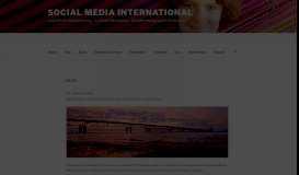 
							         Blog | Social Media International - Part 2								  
							    