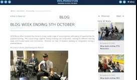 
							         Blog week ending 5th October - The School Blog - Wilmington ...								  
							    