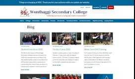 
							         Blog | Wonthaggi Secondary College								  
							    