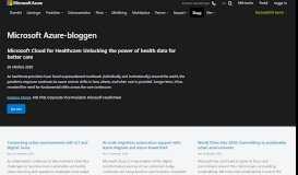 
							         Blogg | Microsoft Azure								  
							    