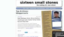 
							         bloggernacle | Sixteen Small Stones								  
							    