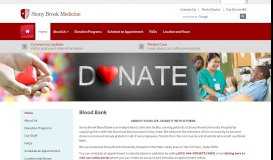 
							         Blood Bank | Stony Brook Medicine								  
							    