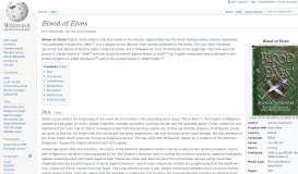 
							         Blood of Elves - Wikipedia								  
							    