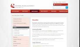 
							         BloodNet | National Blood Authority								  
							    