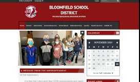 
							         Bloomfield School District: Home								  
							    