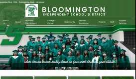 
							         Bloomington Independent School District								  
							    