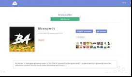 
							         Bloxawards | Discord Server List - Discord Bots								  
							    