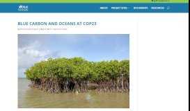 
							         Blue Carbon – GEF Blue Forest Project								  
							    