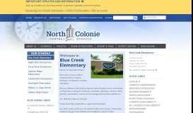 
							         Blue Creek Elementary | North Colonie Central School District, Latham ...								  
							    