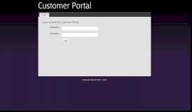 
							         Blue-Ex Customer Portal – Login								  
							    