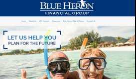 
							         Blue Heron Financial Group .								  
							    