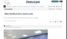 
							         Blue Medical abre en El Frutal – Prensa Libre								  
							    