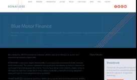 
							         Blue Motor Finance now use Bonafidee's e-signature solution								  
							    